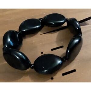BUNDLE ONLY NWOT Beads Beaded Bracelet Stretch Black Jewelry‎